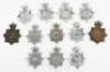 Twelve Obsolete Queens Crown Police Helmet Plates - 2