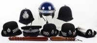Quantity of Obsolete police Helmets & Hats