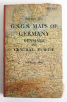 WW2 – Notes on G.S.G.S Maps of Germany, Denmark and Central Europe, March 1944