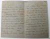 Signed Hand Written Letter from Lord Chelmsford, Commander in Chief of the British Forces in South Africa 1878-79 - 4