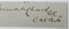 Signature of Colonel John Rouse Merriott Chard VC, Commander During the Defence of Rorkes Drift on 22nd &ndash; 23rd January 1879 - 3