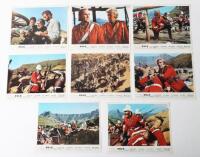 8x Original Cinema Front of House Film Stills for the Motion Picture Zulu