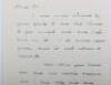 Signed Letter by Brigadier Lorne Campbell VC - 3
