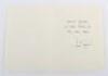 Christmas Card from Iva Toguri &ldquo;Orphan Ann &ndash; Tokyo Rose&rdquo;