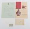 The Victoria Cross 1856-1881 Booklet Signed by Royal Navy Victoria Cross Winner Rear Admiral Basil Charles &ldquo;Godfrey&rdquo; Place VC CB CVO DSC