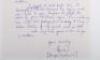 3x Signatures of British Indian Army Victoria Cross Winners - 4
