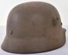 German Army Southern Front M-40 Steel Combat Helmet - 4