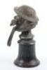 A Bruce Bairnsfather Old Bill Bronze Car Mascot - 3
