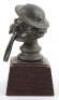 A Bruce Bairnsfather Old Bill Bronze Car Mascot - 5