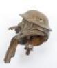 A Bruce Bairnsfather Old Bill Bronze Car Mascot - 4