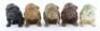 5x WW2 &lsquo;Hitlers Terror&rsquo; Bulldog Figures