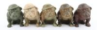 5x WW2 ‘Hitlers Terror’ Bulldog Figures