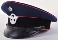 Third Reich Fire Officials Peaked Cap