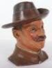 Boer War Character Tobacco Jar of a City Imperial Volunteer - 2