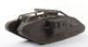 Impressive Heavy Cast Brass Model of a WW1 British Mk IV Tank - 7