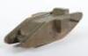 Brass Model of a British Mk V Tank &ldquo;Souvenir from Bovington&rdquo; - 4