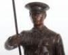 Pair of Spelter Figures of Flag Bearers - 3