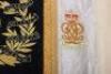 3x Assorted Colourful WW1 Embroidered Silk Flag Pictures - 13