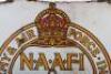 WW2 British NAAFI Canteen Enamel Sign - 3