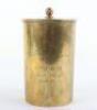 Fine Quality WW1 Trench Art Gong from a 1915 Dated Canadian 18pdr Shell of the 1st General Headquarters Ammunition Park - 3