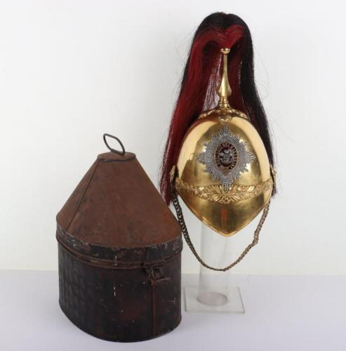 British 3rd&nbsp;(Prince of Wales Own) Dragoon Guards Officers Dress Helmet