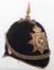 The Queens Royal West Surrey Regiment Officers Home Service Helmet - 4