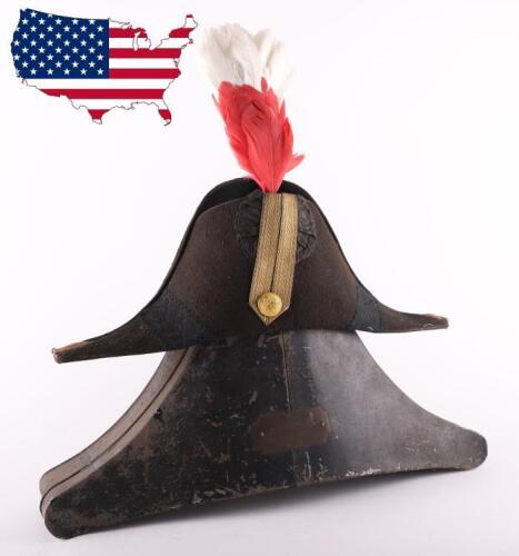 Victorian British Army Brigade Majors Full Dress Cocked Hat