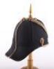 Post 1902 Royal Warwickshire Regiment Officers Home Service Helmet - 7