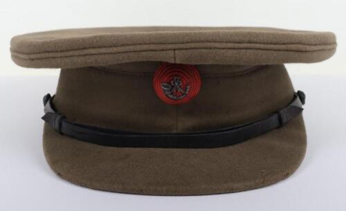 WW1 British Kings Royal Rifle Corps Officers Peaked Cap