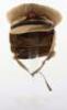 WW1 British Kings Royal Rifle Corps Officers Foul Weather &ldquo;Gor Blimey&rdquo; Peaked Cap