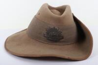 Rare British Made WW1 Australian Slouch Hat Belonging to Lieutenant H S Gray 29th (Victoria) Overseas Battalion A.I.F