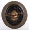 WW1 British Steel Brodie Helmet Issued to Early American Troops with Camouflage Paint Finish - 8