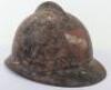 Scarce 1920&rsquo;s / 1930&rsquo;s Latvian Army Adrian Pattern Steel Helmet - 3