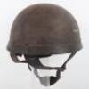WW2 British Airborne Forces 7th (Light Infantry) Battalion Parachute Regiment Fibre Rim Steel Combat Helmet - 3