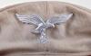 WW2 German Luftwaffe Officers Signals Section (Luftnachrichten) Summer Pattern Peaked Cap - 7