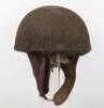 WW2 British 1942 Dispatch Riders Helmet Worn by Captain R D George South Wales Borderers and Parachute Regiment with Special Allied Airborne Reconnaissance Force (S.A.A.R.F)