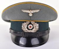 WW2 German Army Regimentally Marked Cavalry NCO’s Peaked Cap