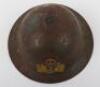 Extremely Rare Hong Kong Made WW2 British Royal Navy Port Defence Hong Kong Steel Combat Helmet - 7