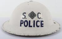 WW2 British Special Constabulary Police Inspectors Steel Helmet