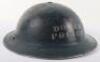 WW2 British Home Front Docks Police Steel Helmet - 2