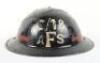 WW2 British Auxiliary Fire Service (A.F.S) Steel Helmet