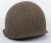 Historically Important WW2 American M1 Helmet Belonging to Major General Robert McGowan Littlejohn, Chief Quartermaster for the European Theatre of Operations (E.T.O), Hugely Responsible for the Equipment of the US Troops During the D-Day Landings and the - 6