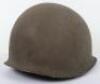 Historically Important WW2 American M1 Helmet Belonging to Major General Robert McGowan Littlejohn, Chief Quartermaster for the European Theatre of Operations (E.T.O), Hugely Responsible for the Equipment of the US Troops During the D-Day Landings and the - 7