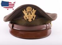 WW2 American Officers Peaked Cap