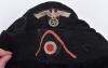 Third Reich Panzer NCO&rsquo;s Overseas Caps & Combat Badge Grouping - 4