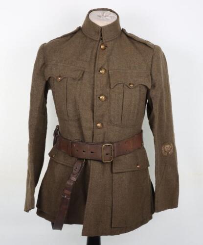 WW1 Period British Shropshire Yeomanry Warrant Officers Tunic, Equipment & Ephemera Grouping