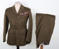 WW2 British Service Dress Tunic Attributed to Captain P H B Wall 48 (Royal Marine) Commando, Awarded the Military Cross for Gallantry in 1945