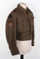 WW2 British Kings Own Scottish Borderers Officers Battle Dress Blouse