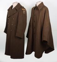 WW2 British 29th (Highgate) Battalion Middlesex Home Guard Greatcoat and Cape Set