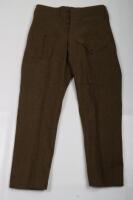 WW2 1944 Dated British Battle Dress Trousers